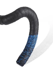 Deluxe Anti-Slip Shock Absorption Handlebar Tape with End Plugs (Blue)