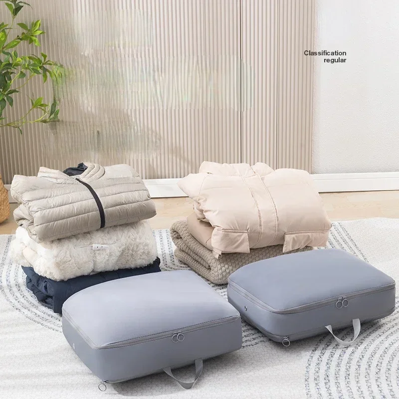 Large Capacity Clothes Storage Bag Waterproof Cabinet Wardrobe Organizer Quilt Pillow Blanket Organizer Dustproof Bedding Storag 2