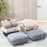 Large Capacity Clothes Storage Bag Waterproof Cabinet Wardrobe Organizer Quilt Pillow Blanket Organizer Dustproof Bedding Storag 2