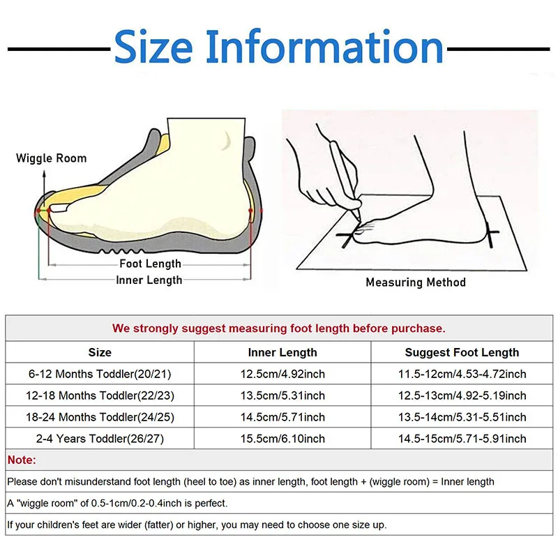 Baby Walking Socks Shoes Toddler Soft Rubber Sole Non-Skid Indoor Floor Slipper Infant Boys Girls First Walking Trainers Shoe 6