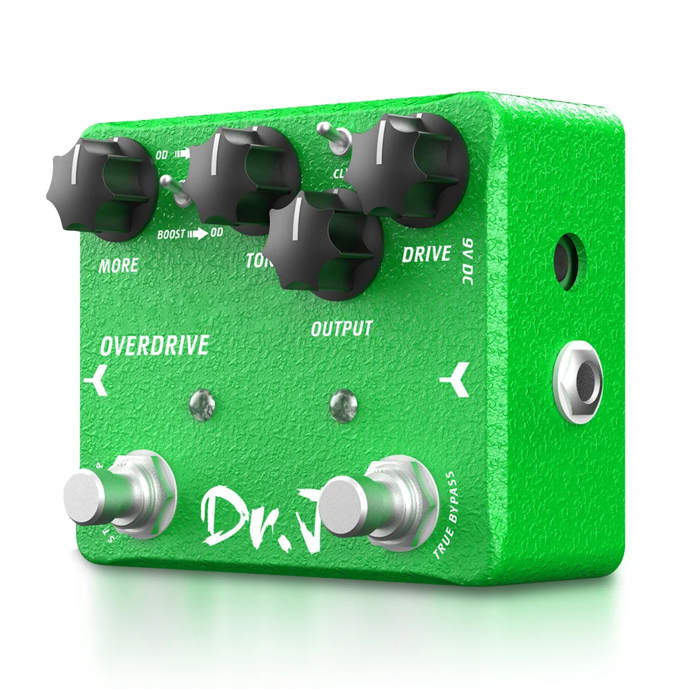 Dr. J Series D60 EMERALD Overdrive Guitar Pedal 15dB Boost Beautiful Warm Charac