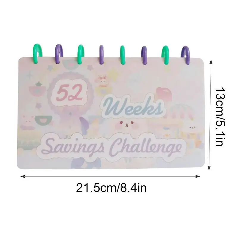 52 Weeks Money Saving Challenge Savings Challenges Book Cash Envelopes for Budgeting and Cash Stuffing Binder Money Organizer