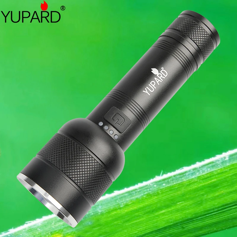 

YUPA Strong Light Zoom LED Flashlight USB Charging Flashlight High Power Flashlight Tactical Light P50LED Hand Light