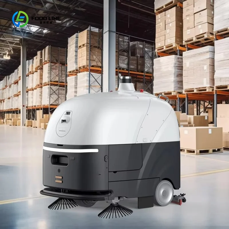 Lavasciuga Pavimenti Automatica Antipolvere per Officine con Polvere Pesante, Pulizia Residui di Levigatura su Cemento, Personalizzabile - immagine 3
