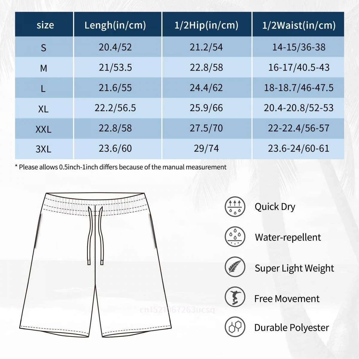 2025 Summer Polyester Jamaica Country Flag 3D Printed Men's Board Shorts Beach Pocket Running Summer Pants 6