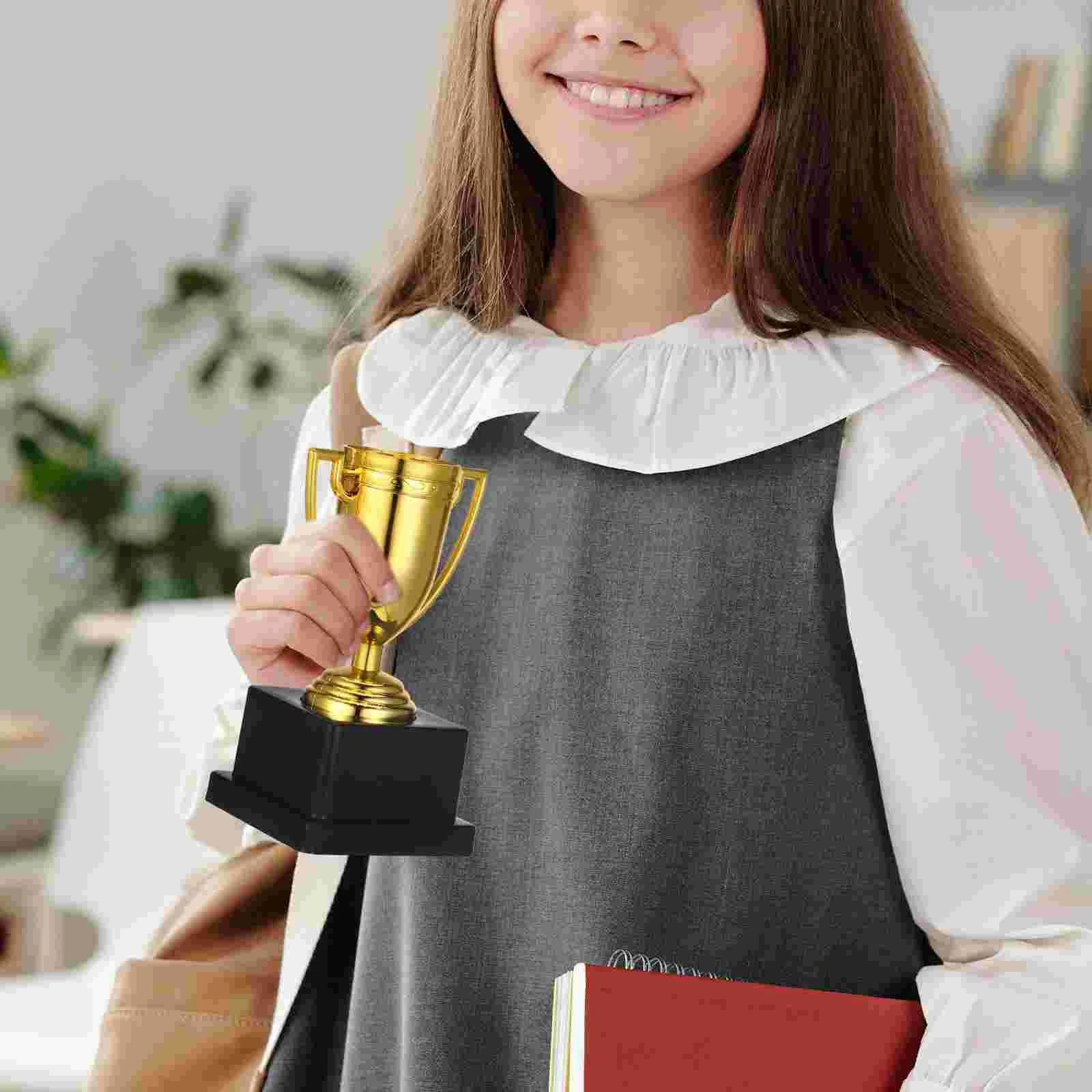 Small Plastic Trophies Award Small Trophy For Winner Student Gold Competitions Team Sports Plastic Awards Ceremony Gifts Prize