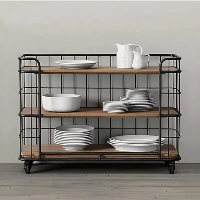 

Trolley Storage Kitchen Island Organization Cart Partitions Basket Kitchen Island Food Truck Muebles De Cocina House Furniture