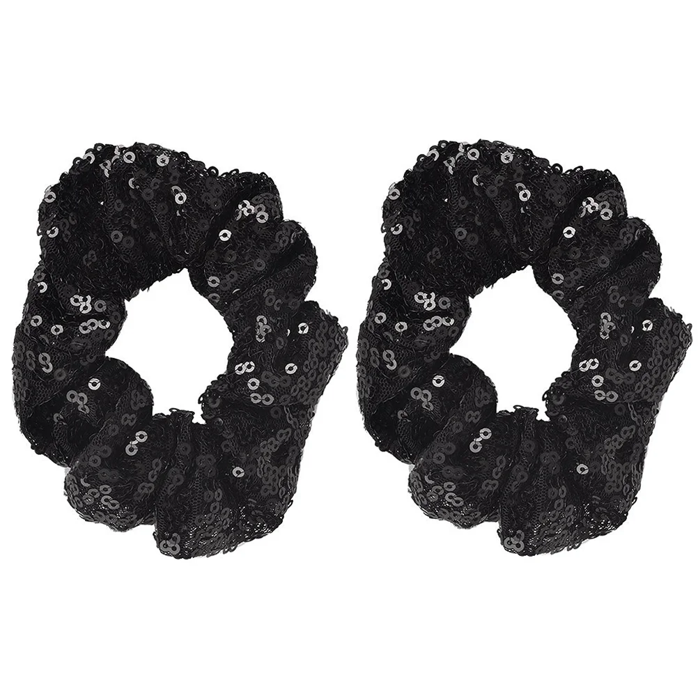 

Sequin Hair Scrunchies Sparkly Hair Elastic Bands Glitter Hair Ties Christmas Hair Tie Elastic Ponytail Holders Women