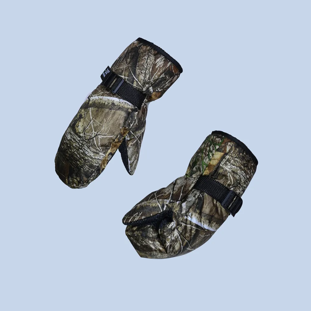 Winter Mitten Gloves Camo Hunting Gloves Water Resistant for Cold Weather Outdoor Activities