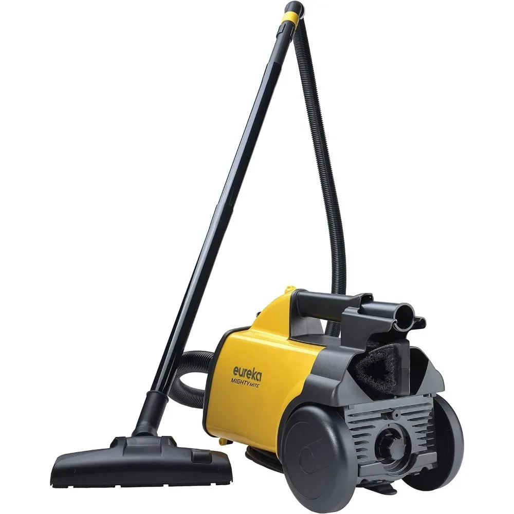 Eureka 3670M Canister Cleaner, Lightweight Powerful Vacuum for Carpets and Hard floors, w/ 5bags,Yellow 2