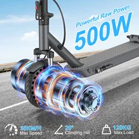 Nouvelle trottinette électrique AOVOPRO 500W 2026 TX01 / VP10 8,5/10 pouces, batterie haute capacité 42V10,5Ah, vitesse 35 km/h, autonomie 35 km, trottinette électrique intelligente avec absorption des chocs 3