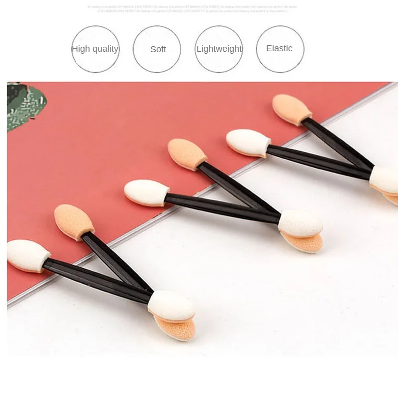 10 Pcs/Pack Nail Powder Brushes Sponge Double Sided Applicator Mirror Chrome Pigment Easy Sponge Stick Cosmetic Makeup Tools 2