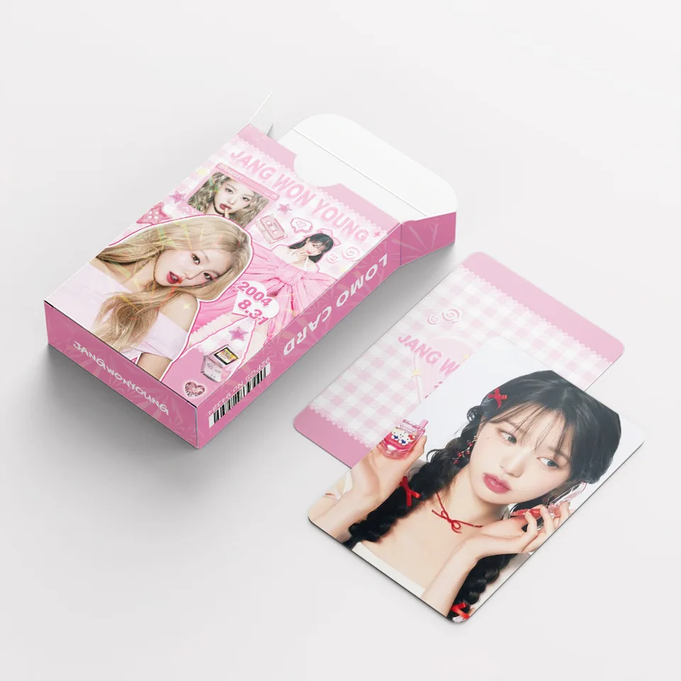 92pcs Kpop Jang Wonyoung Lomo Cards and Stickers IVE Single Member
