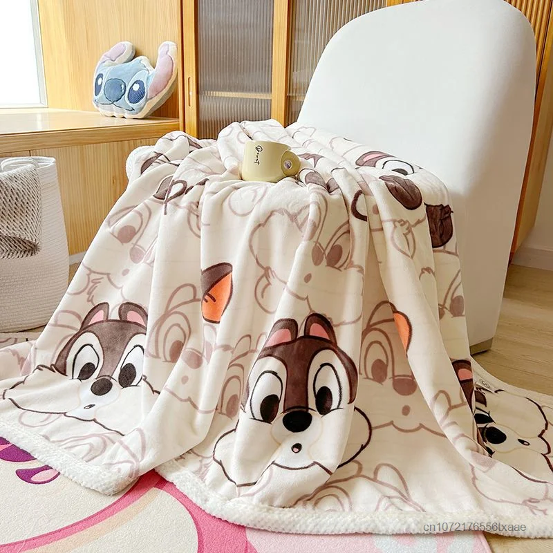 Disney Stitch peluche coperta Cartoon Pooh Bear Lotso Cute Covers Double  Layer Fleece Aircondition Quilt morbide coperte portatili - AliExpress