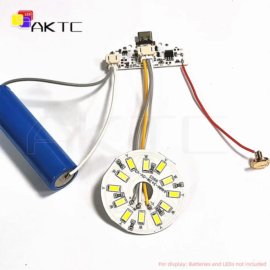 Type-C LED Charging Touch Single/Dual Color Dimming Control Board 5Pcs Welding-Free PH2.0 Ports For DC 3.7V 5V Strip Lamp Plate smart light switch,led strip controller,led dimmer switch,led dimmer controller,smart dimmer switch,lamp dimmer,led strip switch,led string dimmer