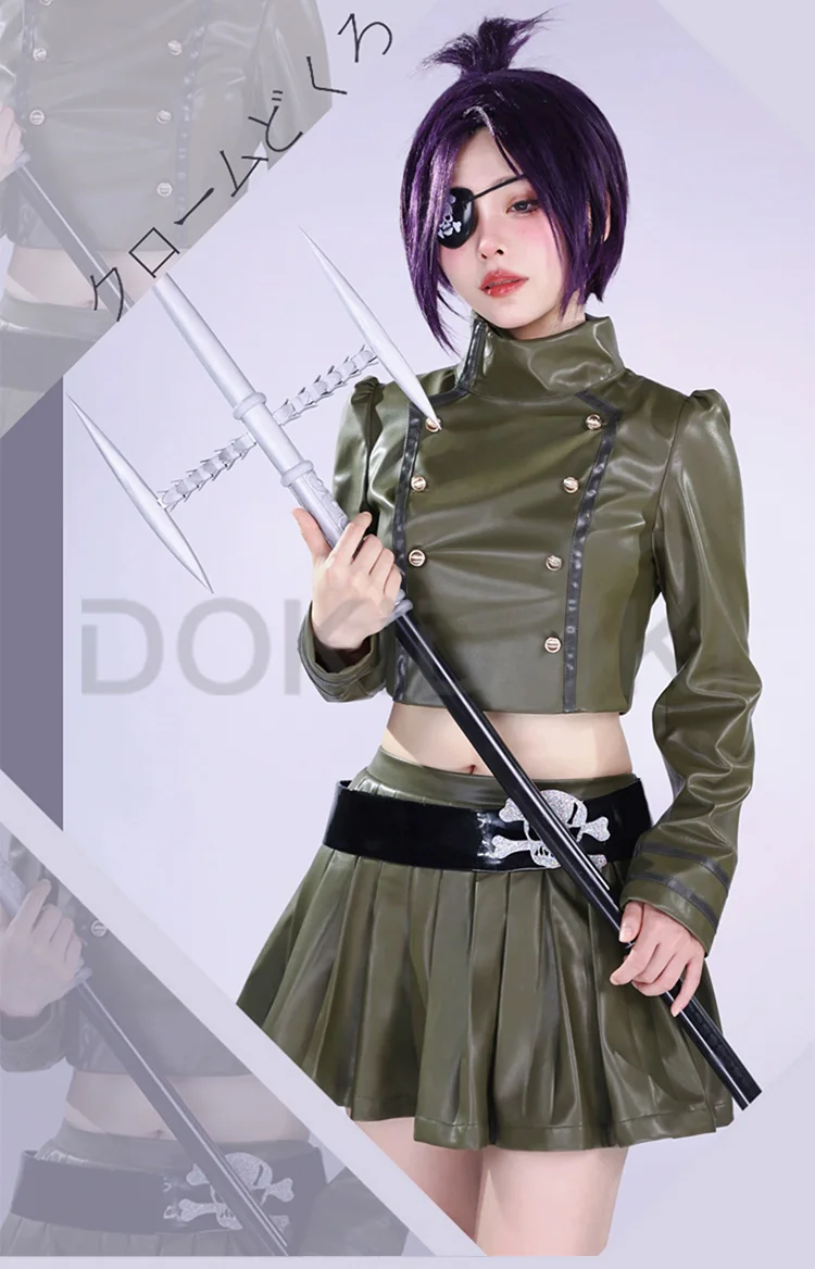 DokiDoki-R Anime HITMAN REBORN! Cosplay Kurōmu Dokuro Costume