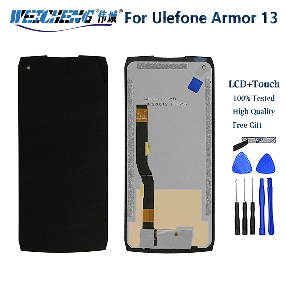 

100% Original New 6.81 inch For Ulefone POWER ARMOR 13 LCD Display and Touch Screen Digitizer Phone replacement Armor13 lcd