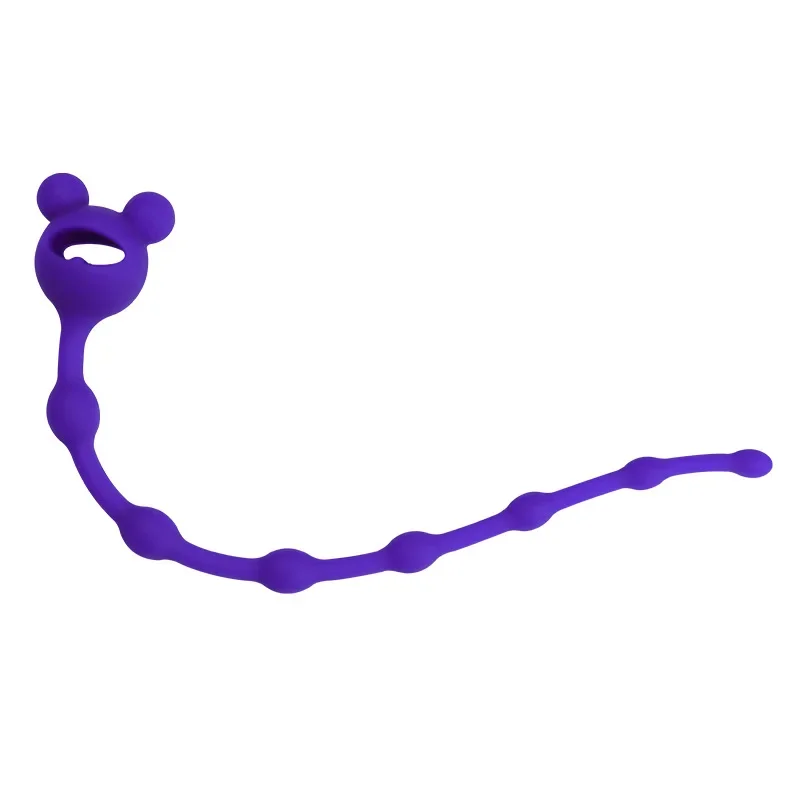 Penis Sex Toys Silicone Horse Eye Stick Penis Plug Urethra Beads Urethral Stimulator Sounding Urethral Masturbation Climax for Men