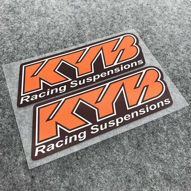 1 Pair PVC Reflective Motorcycle Stickers KYB Fork Shock Absorber