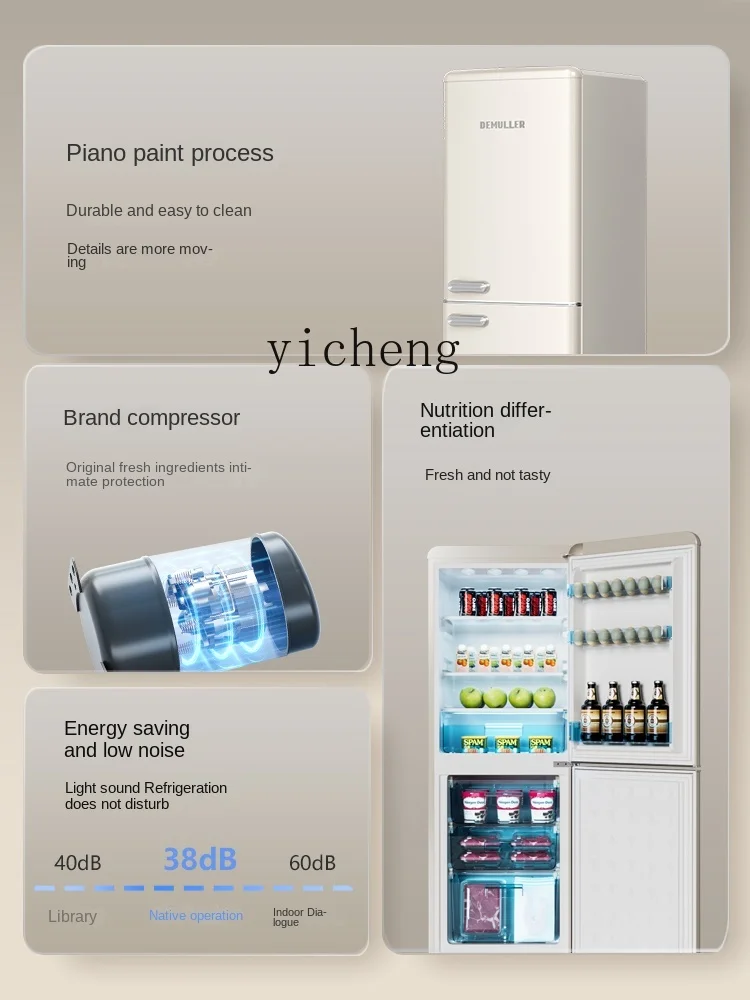 Рисунок 2 - Холодильник большого объема Tqh в стиле ретро