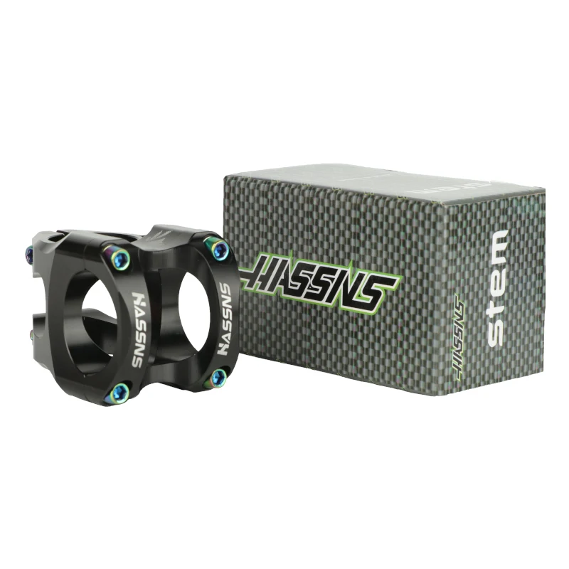 HASSNS HA35 Mtb Stem Mountain Bike Table Short Stem 35MM Bicycle Bridge 31.8 Power Handlebar Stem Riser Cycling Adjustable Rod