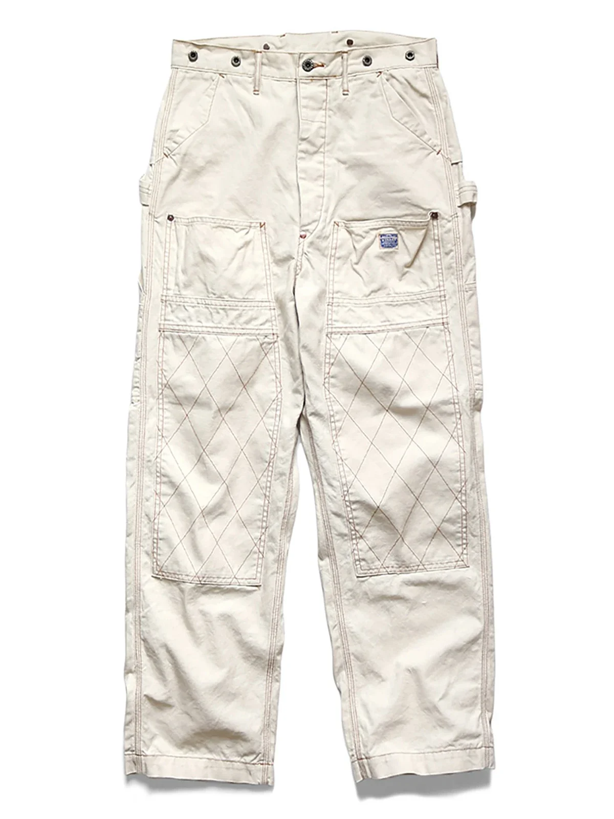 23SS KAPITAL Hirata and Hongri Casual Loose Fitting Trendy Dual Color Gold Thread Logging Denim Pants New Arrival
