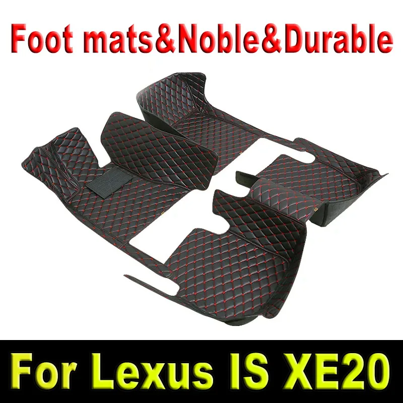 

Car Floor Mats For Lexus IS XE20 2006~2013 IS250 300h 200d 220d Carpet Mat Rug Anti Dirt Protective Pad Full Set Car Accessories