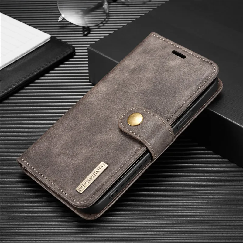 Leather Phone Case For iPhone 15 14 13 11 Pro Max Card Holder Wallet Cover