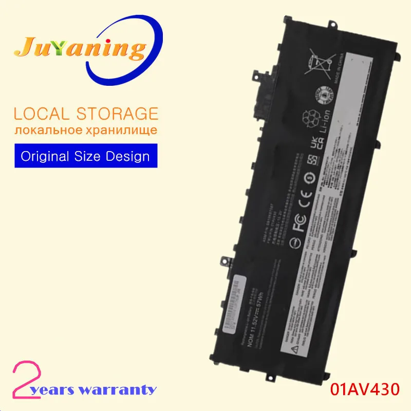 Bateria do Portátil para Lenovo Thinkpad Carbono x1 5ª e 6ª Geração 01av494 01av430 01av429 01av431 Sb10k97586 Sb10k97587 Sb10k97588 Novo