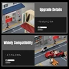 1/64 Car Garage Miniature Scene Figure Dolls City Streetscape Model, Suitable for 1:64 JKM CCA Mini Car PVC Collection Gift 4