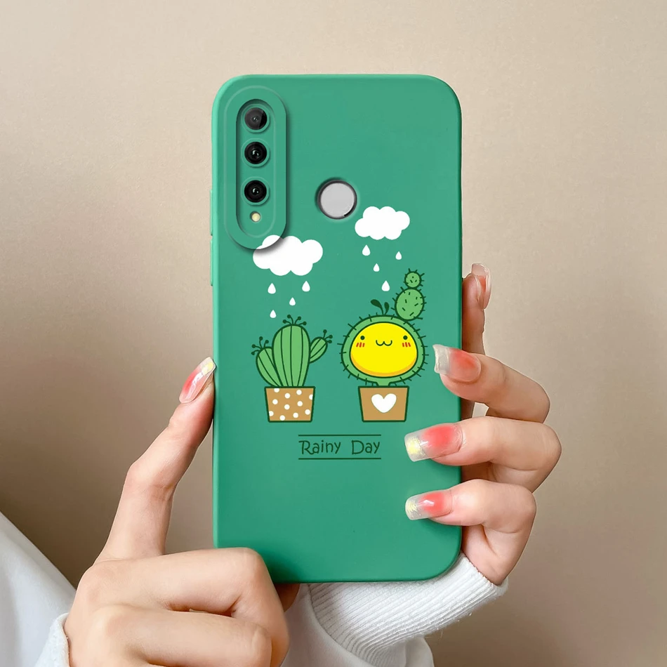 Floral Liquid Silicone Shockproof Phone Case with Camera Protection