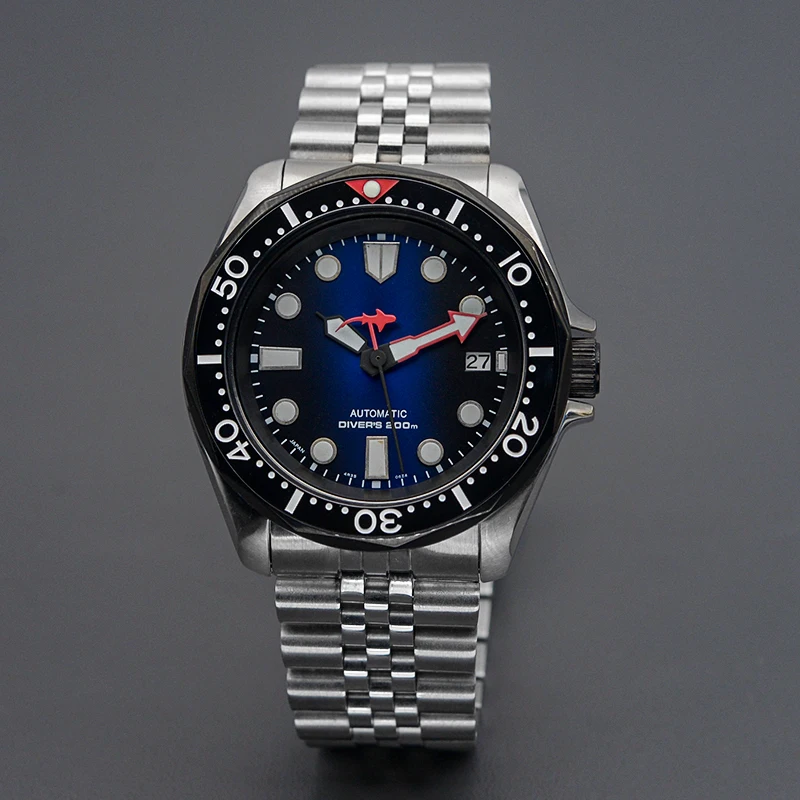 Watch Dial Accessories Watch Face Accessories Clock Movement Parts Seiko Dial SKX007 Watch for Men NH35 NH36 Automatic Movement Sapphire Glass 20ATM Waterproof Sealed Waterproof Back Cover