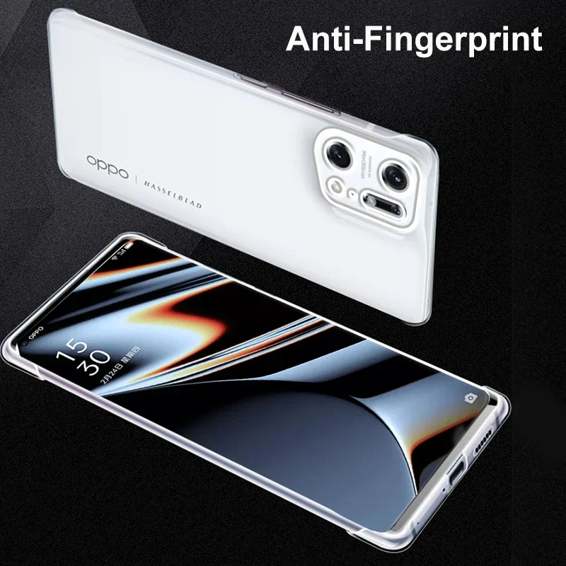 Frameless Transparent Ring Case - Hard PC Thin Cover