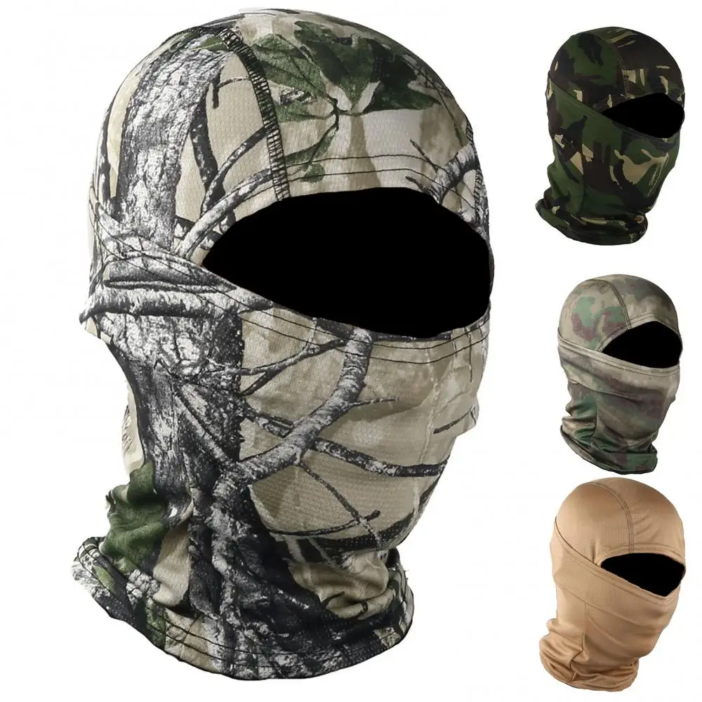 Balaclava Hat Sun Protection Mask Face Mask Scarf Camo Scarf Sun Protection Scarf Riding Mask Neck Gaiter Scarf Unisex Face Mask Balaclava Sunscreen Camo Print Full Outdoor Cycling Cap Motorcycle Head Cover