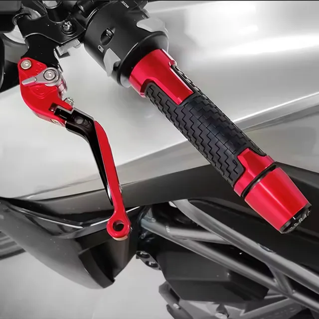 CNC Alloy Folding Brake & Clutch Levers For KTM Duke 125/200/250/390 (2017-2023) – Adjustable, Black