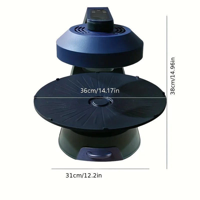 Korean Infrared Barbecue Oven Indoor Smoke-free Electric Baking Tray Automatic Rotating Electric Barbecue Oven Light Wave Oven 5