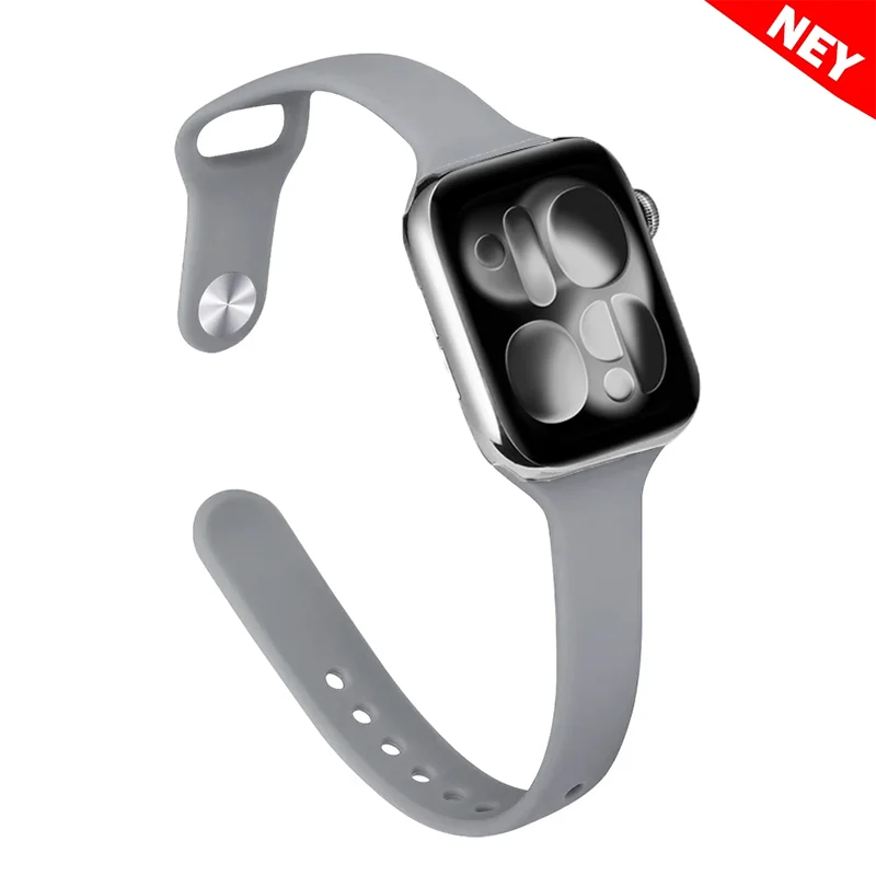ตัวเลือกสินค้า สายนาฬิกาซิลิโคนยืดหยุ่น สำหรับ Apple Watch ทุกรุ่น
