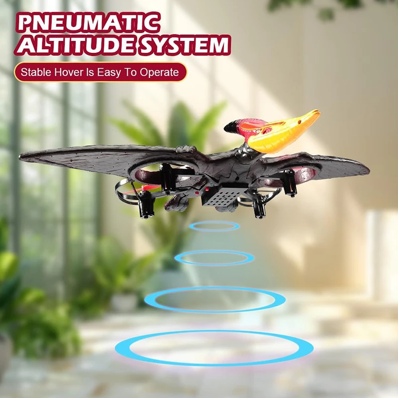 Planeur RC 2.4G gyroscope 6 axes en vol avec cascade 360° sous un ciel bleu