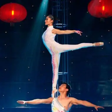 

Summer Stage Chinese Acrobatics Circus Performance Women Jumpsuit