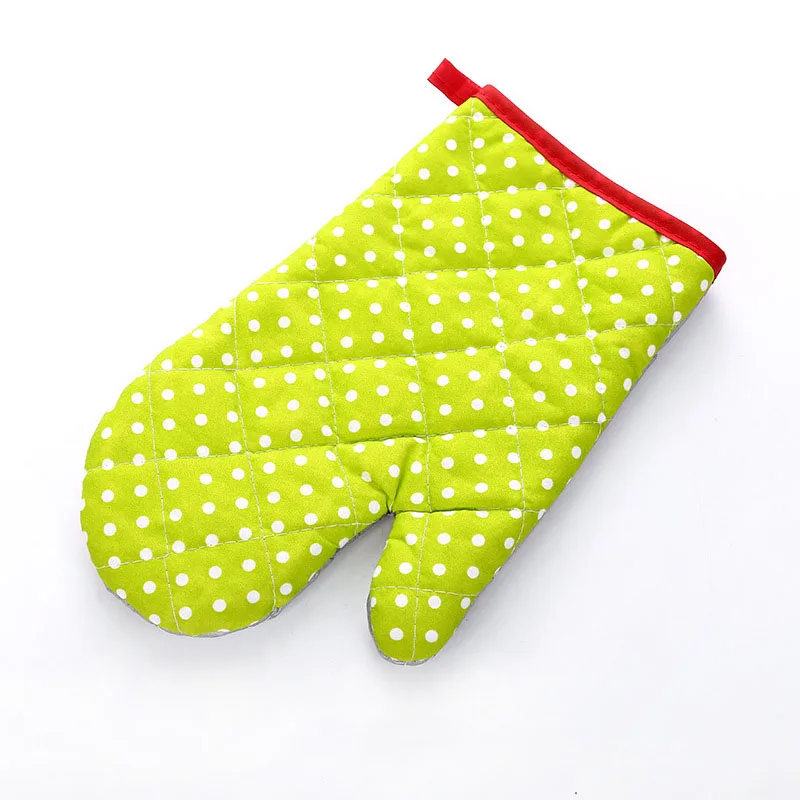 Thickened Non-Slip Insulated Baking & Heat-Resistant Cute Kitchen Oven Mitt Gloves