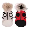 Winter Pet Dog Jacket With Harness Warm Dog Clothes Waterproof Hooded Coat for Small Medium Dogs Chihuahua French Bulldog Outfit 1