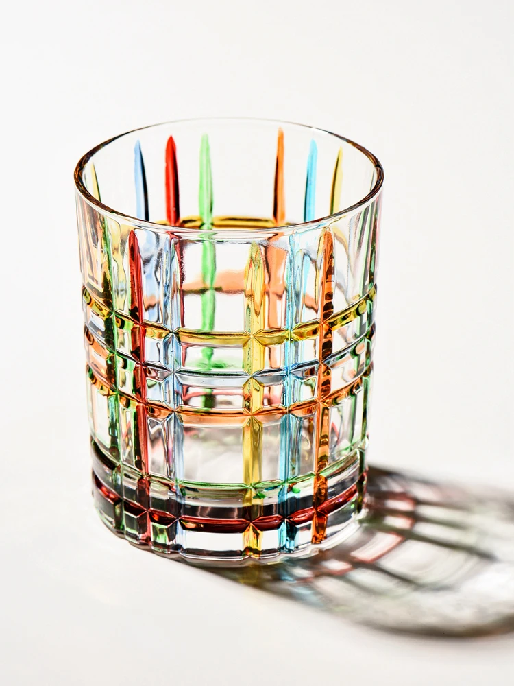 Nordic Decompress Hand Painted Drinkware Sets Glass Cup Couples Water Juice Milk Cup Coffee Whiskey Wine Mouthwash Cups