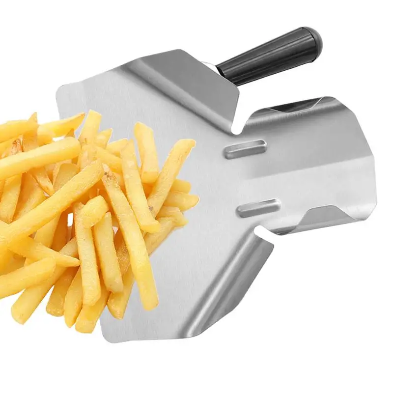 

Popcorn Scoop French Fries Shovel Candy Snacks Desserts Scooper Packaging Shovel Popcorn Funnel for Ice Restaurant Supplies