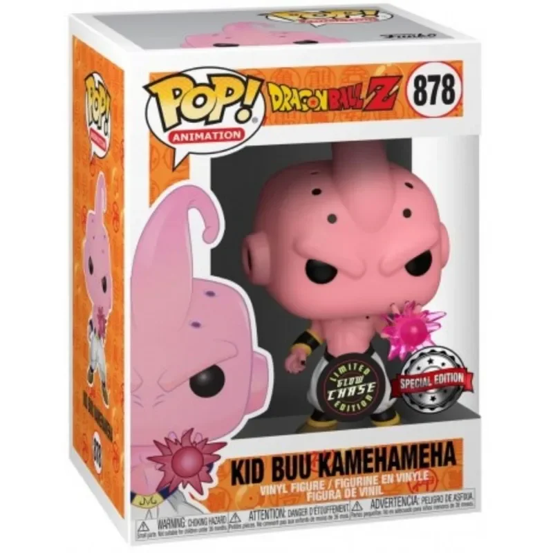 thumbnail image 1 of Figura de acción de colección de edición especial Funko Pop Japan Anime Dragon Ball KID BUU KAMEHAMEHA 878#, modelo de juguetes, regalos para niños, 1 of 5