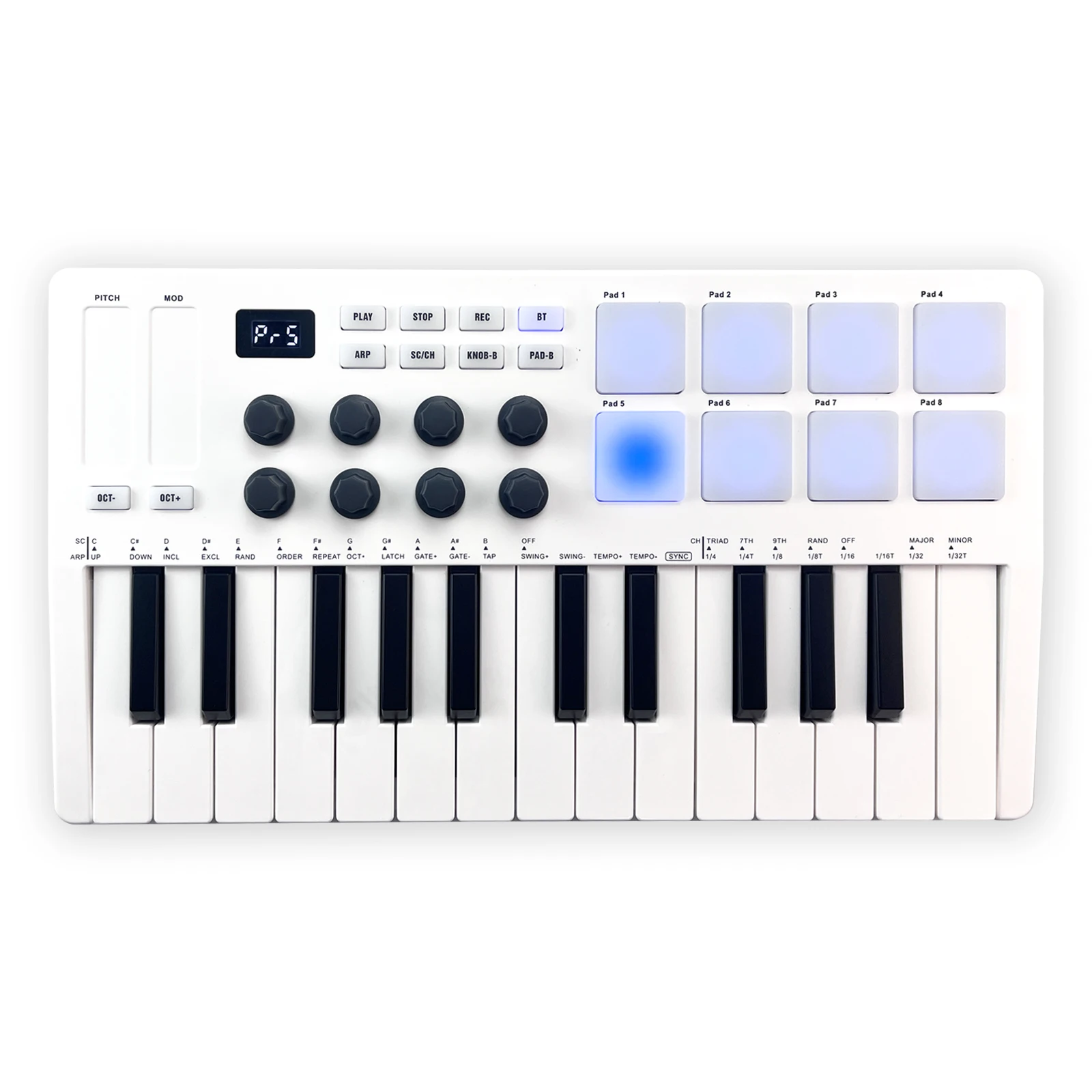 M-VAVE teclado de controle midi de 25 teclas mini teclado usb