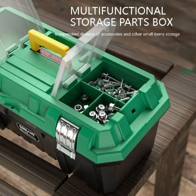 Household Portable Empty ABS Tool Box Waterproof Plier Wrench Mechanical Workshop Storage Hardware Thickened Products Toolbox 4