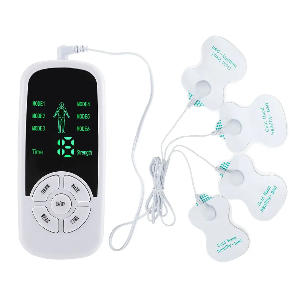 

EMS Electric Muscle Therapy Stimulator 6 Modes Tens Unit Machine Meridian Physiotherapy Pulse Abdominal Prostate Body Massager