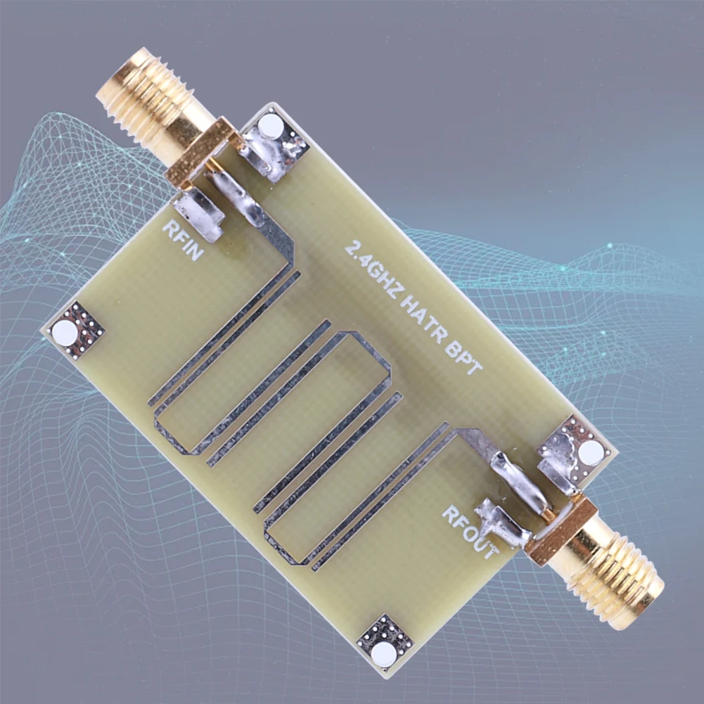 전자 부품 마이크로스트립 밴드패스 필터 모듈, 2.4GHz, 2.3-2.5GHz, 1.6mm 두께 마이크로스트립 필터