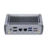 Fanless AMD Mini PC Ryzen 7 7730U 8 Core 16 Threads Gaming Computer Windows 11 2 LANs Firewall Soft Router 2*HDMI2.0 NVMe WiFi6 3