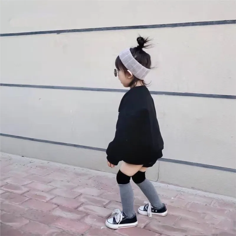 Fashion Children Hoodie Infant Toddler Baby Girl Boy Sweatshirt Fleece Casual Letter Print Top Outfit 1-10Y
